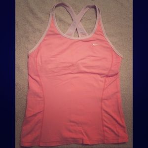 Nike activewear cross-back tank